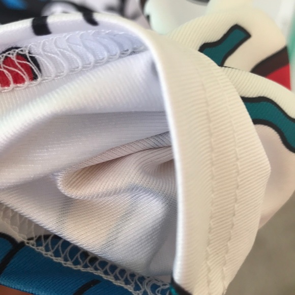 Rica white printed dress NWT bx8 - Picture 7 of 8